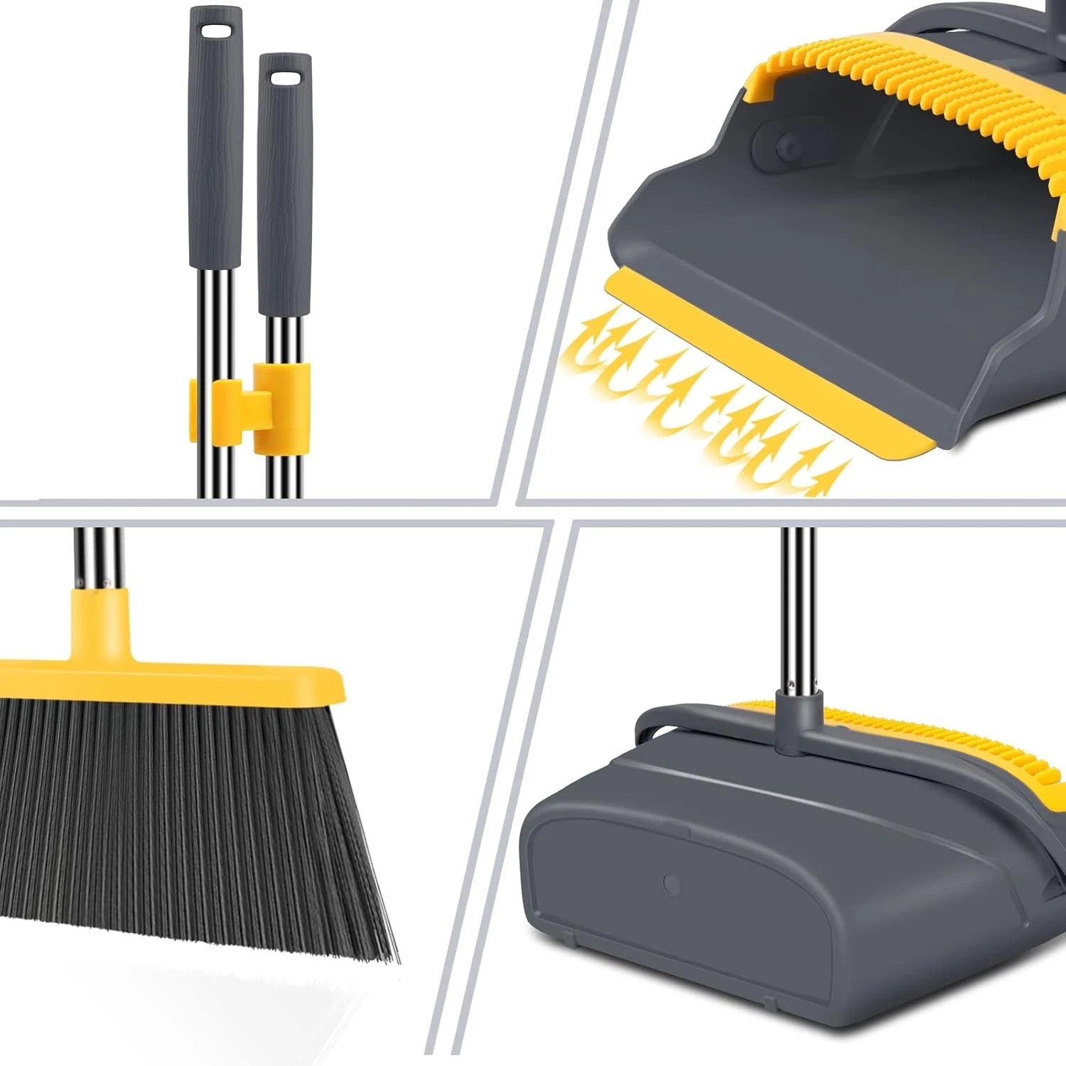 Broom dustpan set, broom dustpan combination set, upright