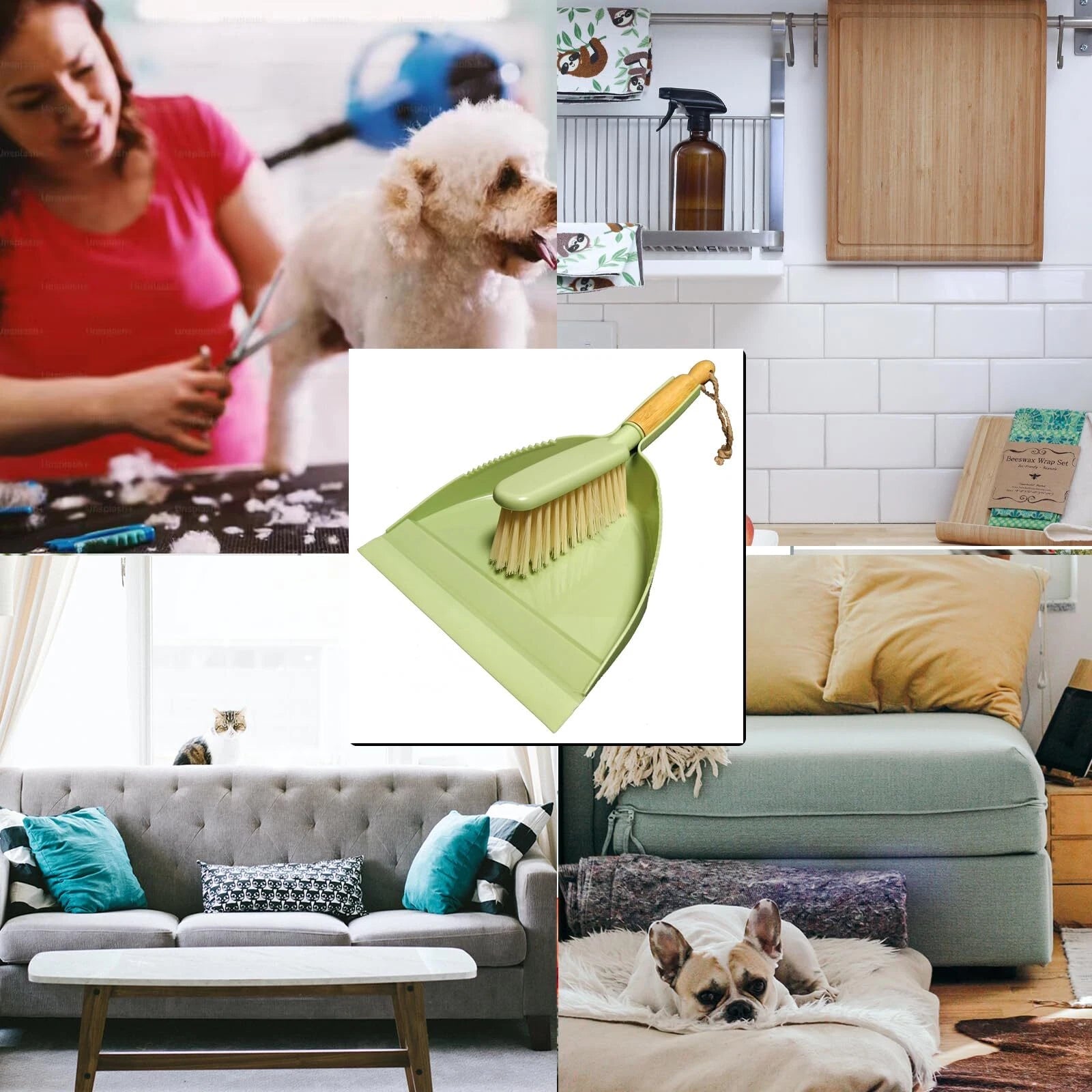 Dust Pan and Brush - Hand Broom Dustpan Set Broom with Dustpan Como Set Dustp...