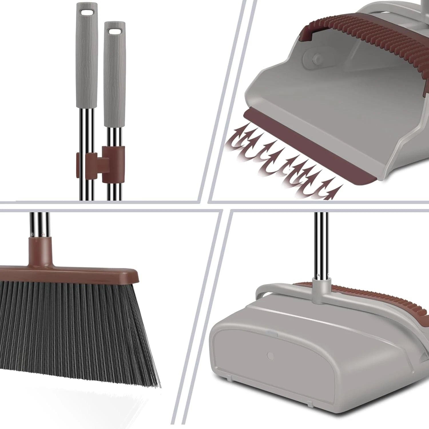 Broom dustpan set, broom dustpan combination set, upright