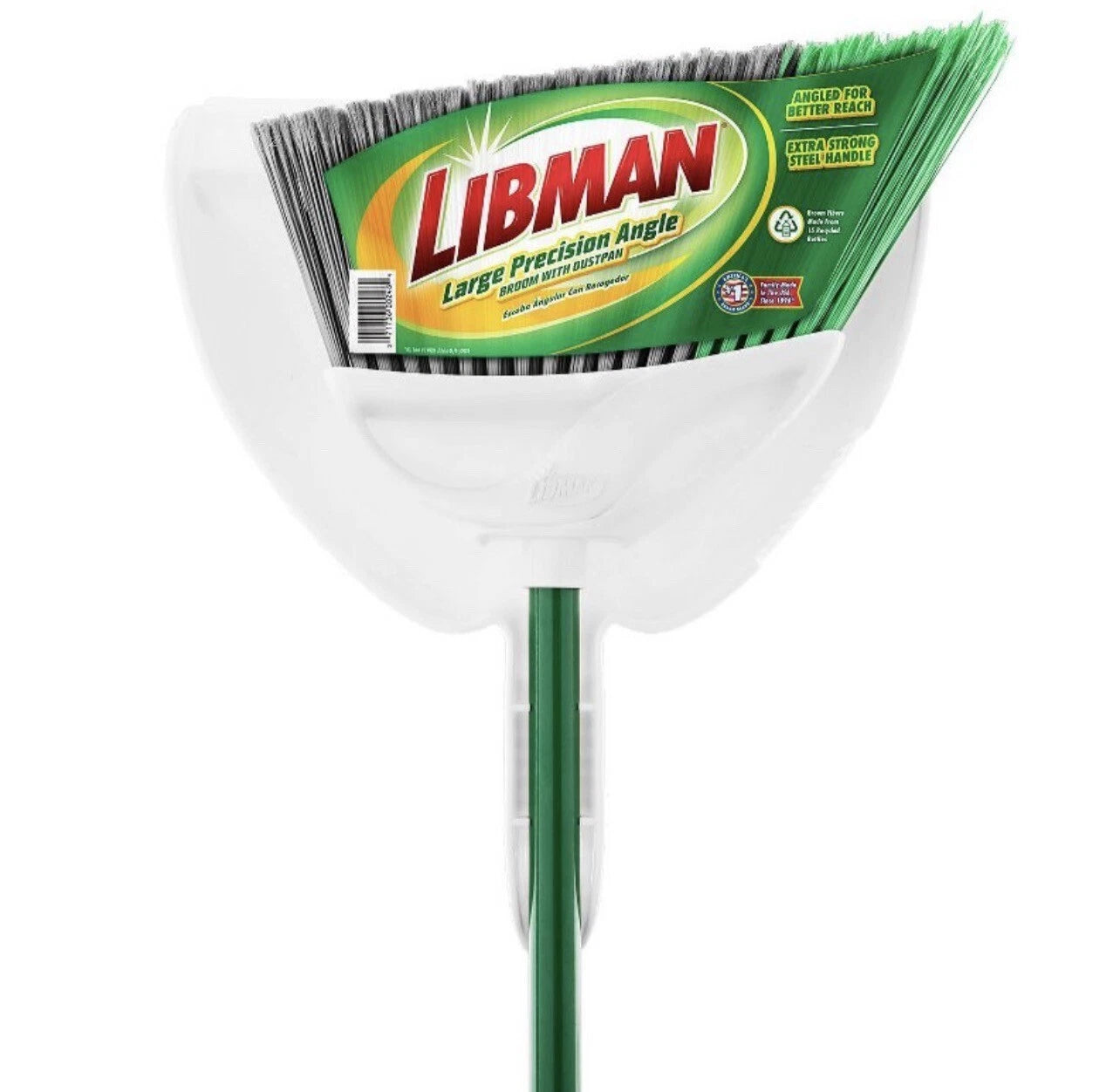 Libman Precision Angle Broom and Dustpan Set