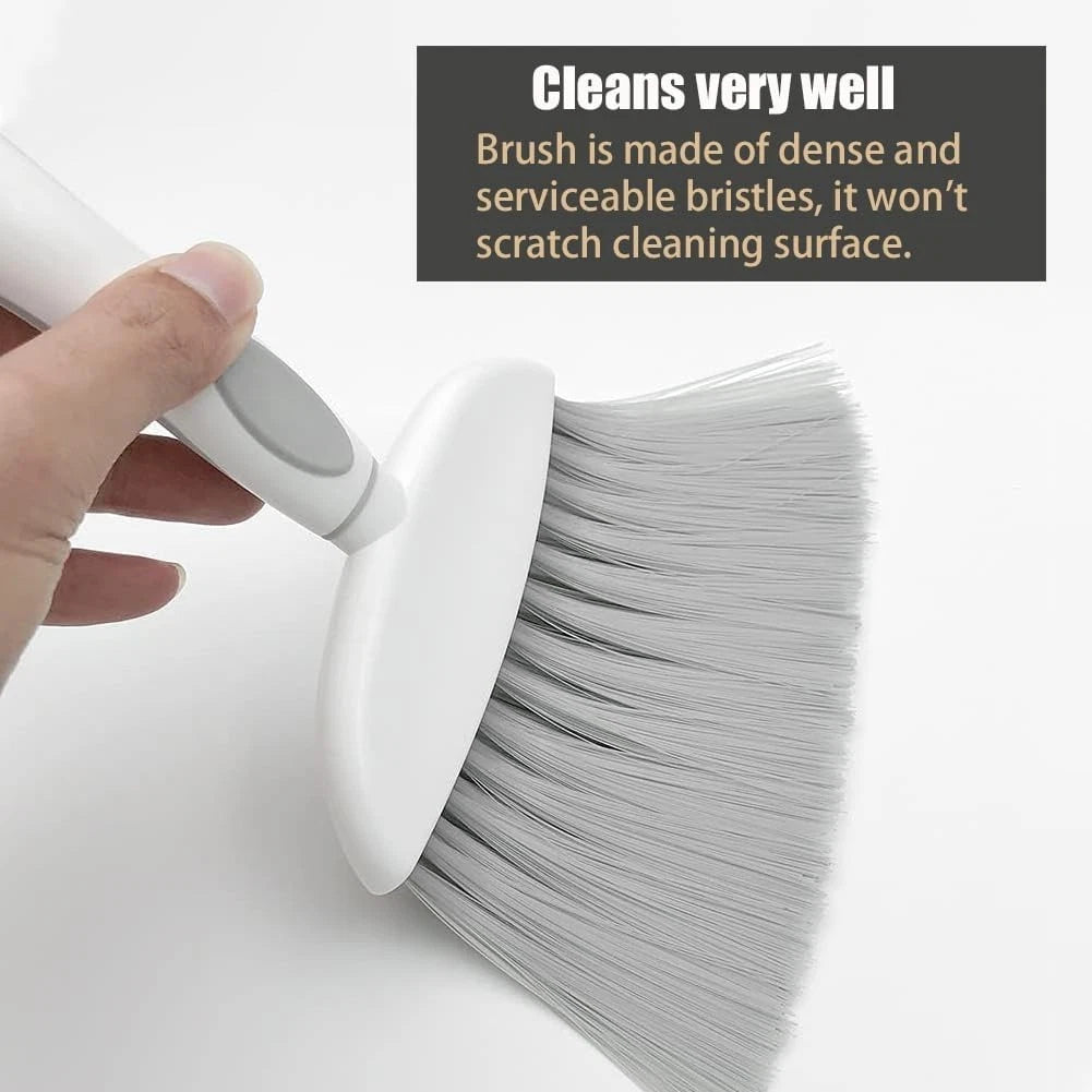 Dust Pan, Mini Dustpan and Brush Set, Small Broom and Dustpan Set, Small Hand Br