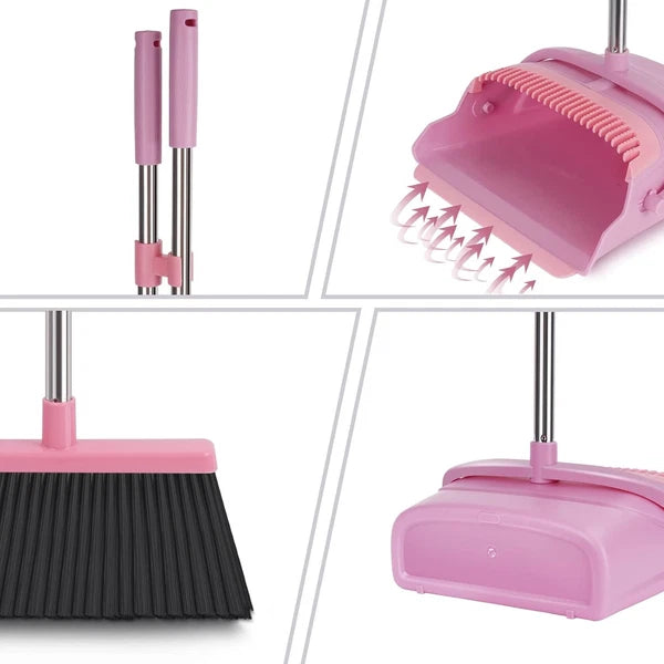 Broom dustpan set, broom dustpan combination set, upright