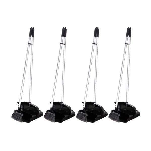 Carlisle FoodService Products Duo-Pan and Broom Broom,36X11.8X41,Black,Pack of 4