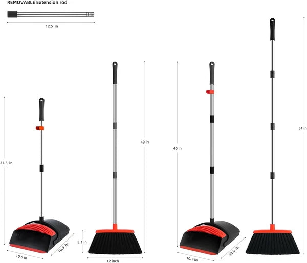 Broom and Dustpan Set, Broom Dustpan Set
