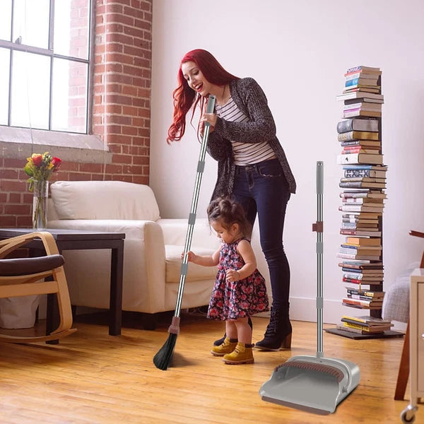 Broom dustpan set, broom dustpan combination set, upright