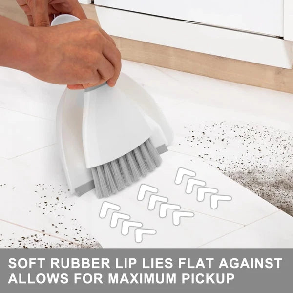 Dust pan Broom Brush Dustpan - and Set Mini Pans with and for Table Key Board