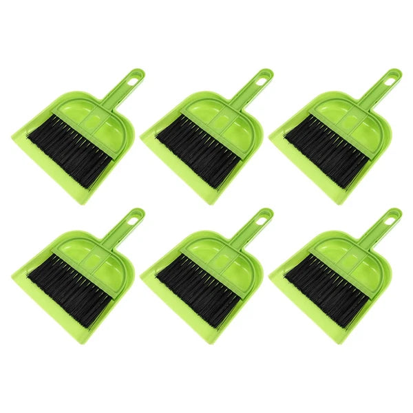 12 Sets Dustpan Hand Broom and Shovel Small Broom and Brush Set
