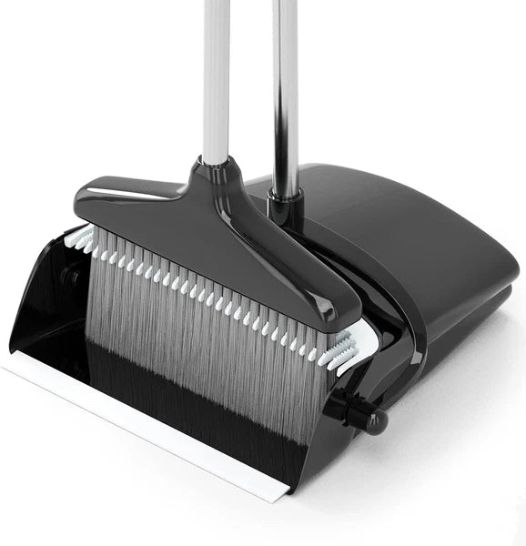 Broom and dustpan combination set (54 inches) long handle household dustpan