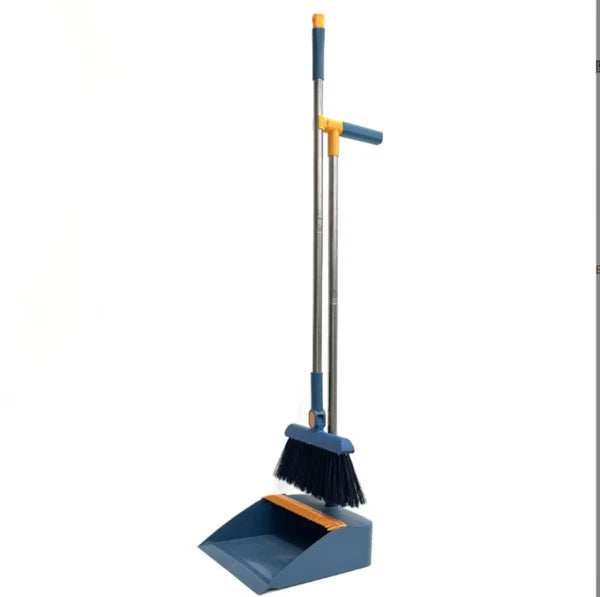 2pcs Set Of Brand New 3-in-1 Rotatable And Foldable Magnetic Suction Broom Dustp
