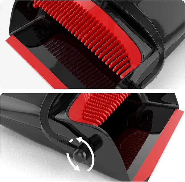 Broom with Dustpan Combo Set 54" Long Handle Adjustable