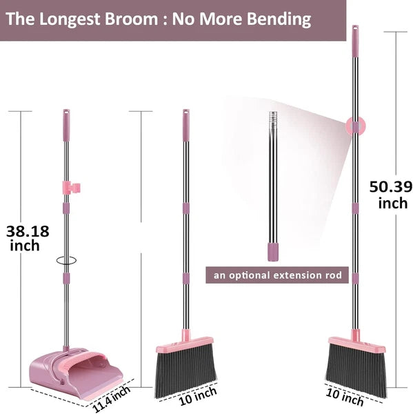 Broom dustpan set, broom dustpan combination set, upright