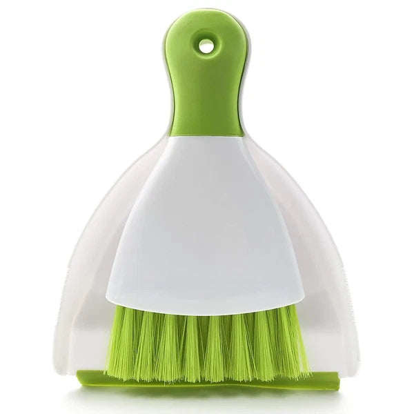 Broom and Dustpan Set - Compact Cleaning Kit for Home