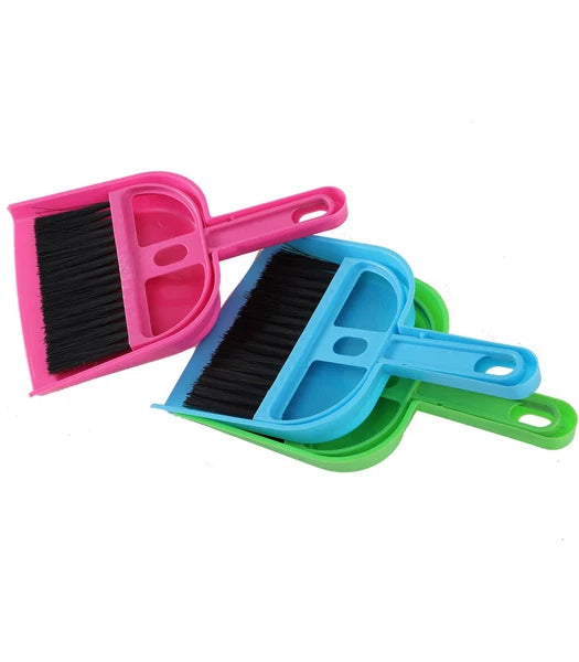 6 Pack Mini Dust Pan and Brush Set, Mini Hand Broom Dustpan Set for Table, De...