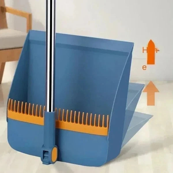 2pcs Set Of Brand New 3-in-1 Rotatable And Foldable Magnetic Suction Broom Dustp