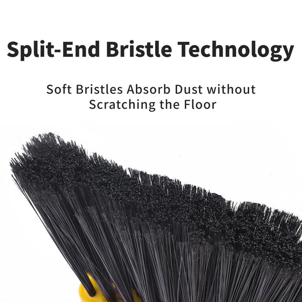 Broom with Dustpan Combo Set, Brooms and Dustpans Sets with 51'' Long Handle,...