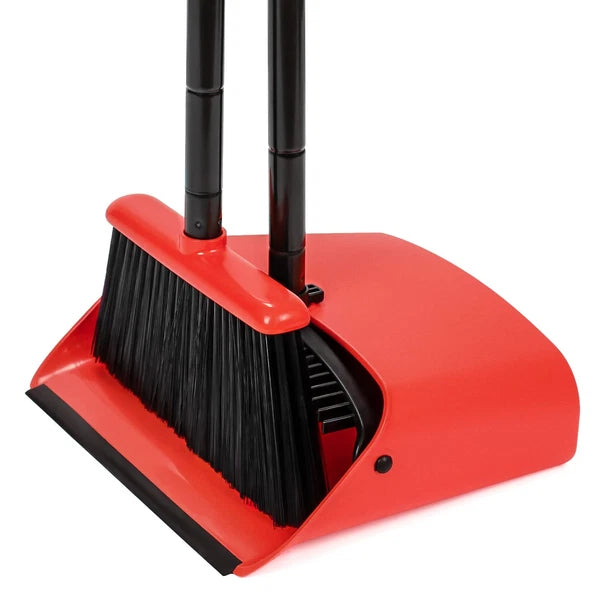 Broom and Dustpan Set 52 inch Broom and Dust Pan Combo for Home Cleaning