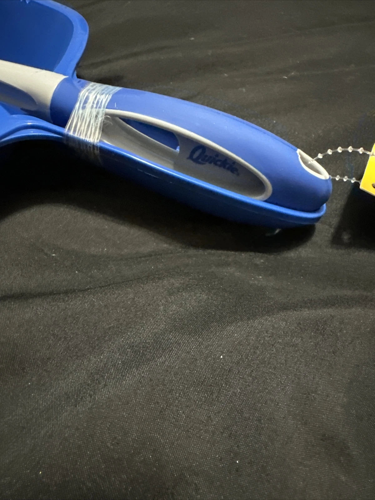 Quickie Clip-On Dust Pan & Brush Set, Dust Catching Rubber Lip For Easy Cleaning