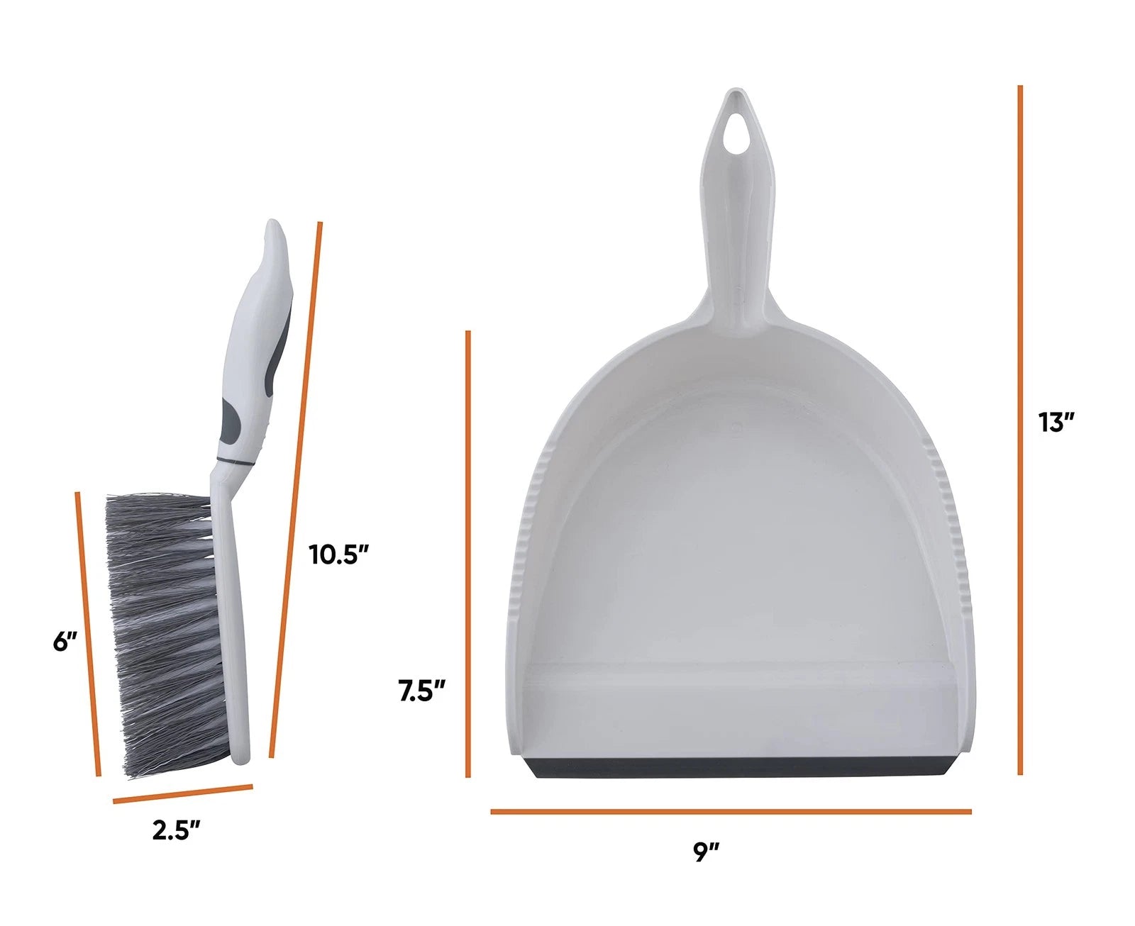 Compact Broom and Dustpan Set for Easy Cleaning of Crumbs and Dirt
