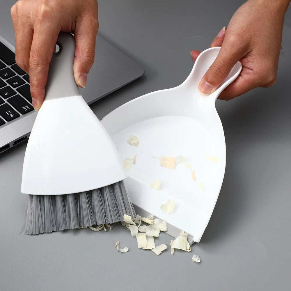 Mini Broom Set Hand with Pan Plastic Dust Pans Household Supplies