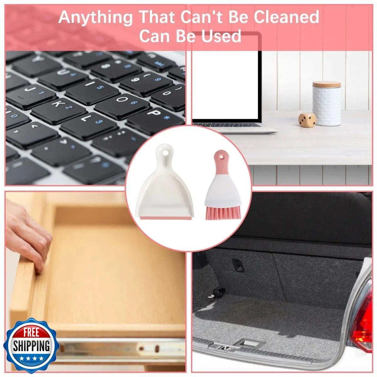 Dust pan Broom Brush Dustpan - Small Broom and Dustpan Set,Mini Broom and Dus