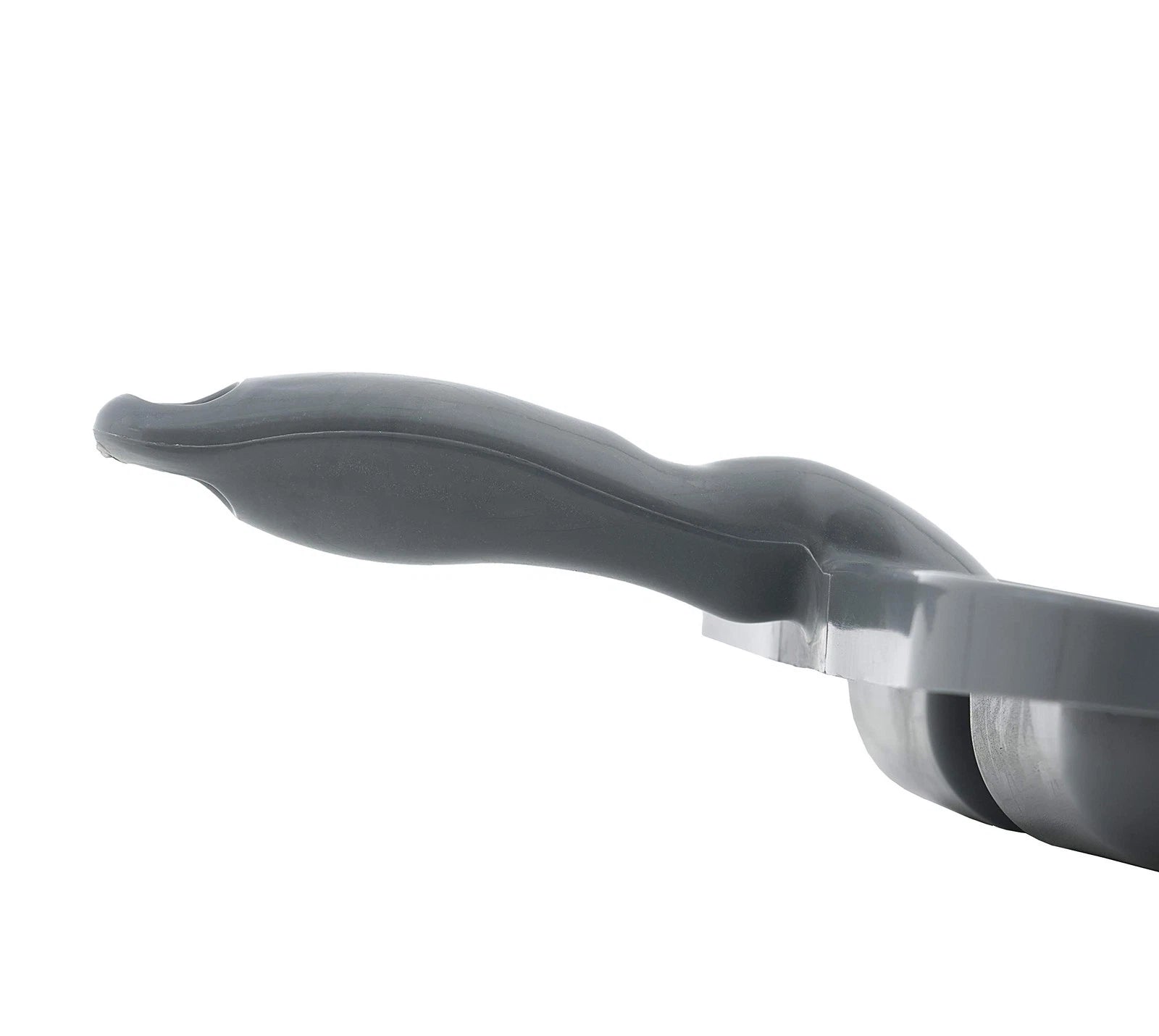 Set Grey Broom and Dustpan 48” Handle Durable Plastic Dustpan with Comfortable