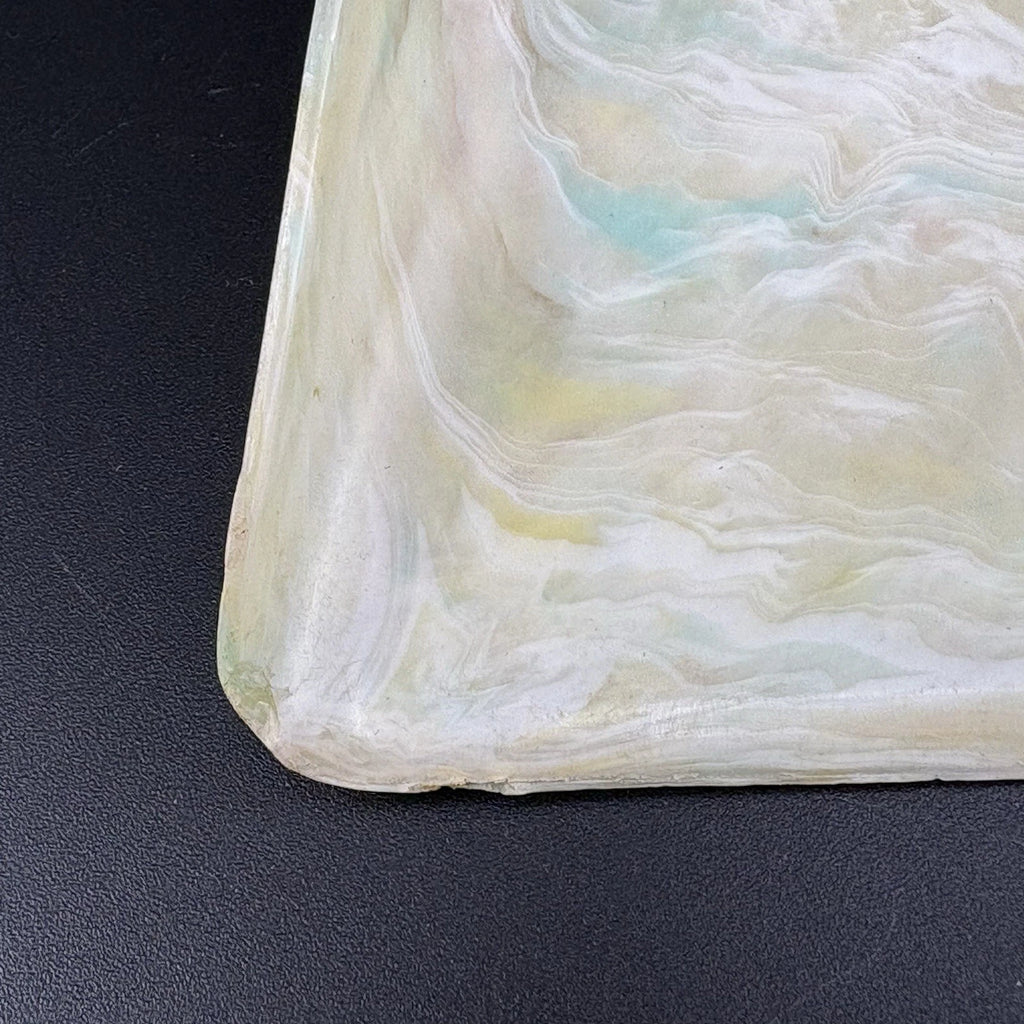 RARE Vintage The Witch Dust Pan Pretty Swirl Plastic Retro Kitchen Broom Dustpan