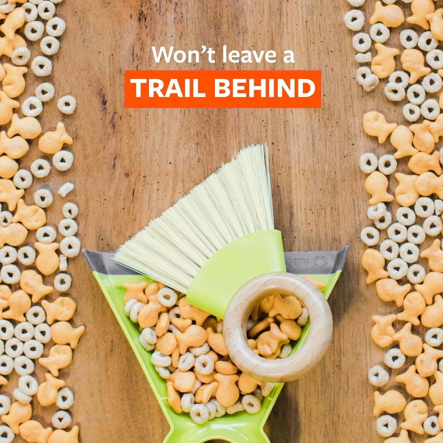 Full Circle Tiny Team Mini Compact Brush & Dustpan Set, Portable Handheld Broom