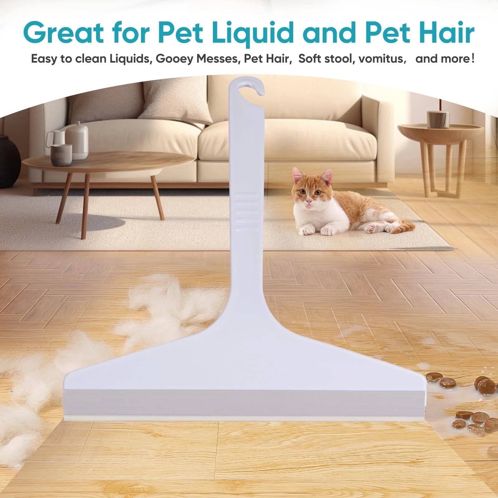 Dustpan and Brush Set for pet, Handheld Broom and Dustpan Set for Cleaning Ca...