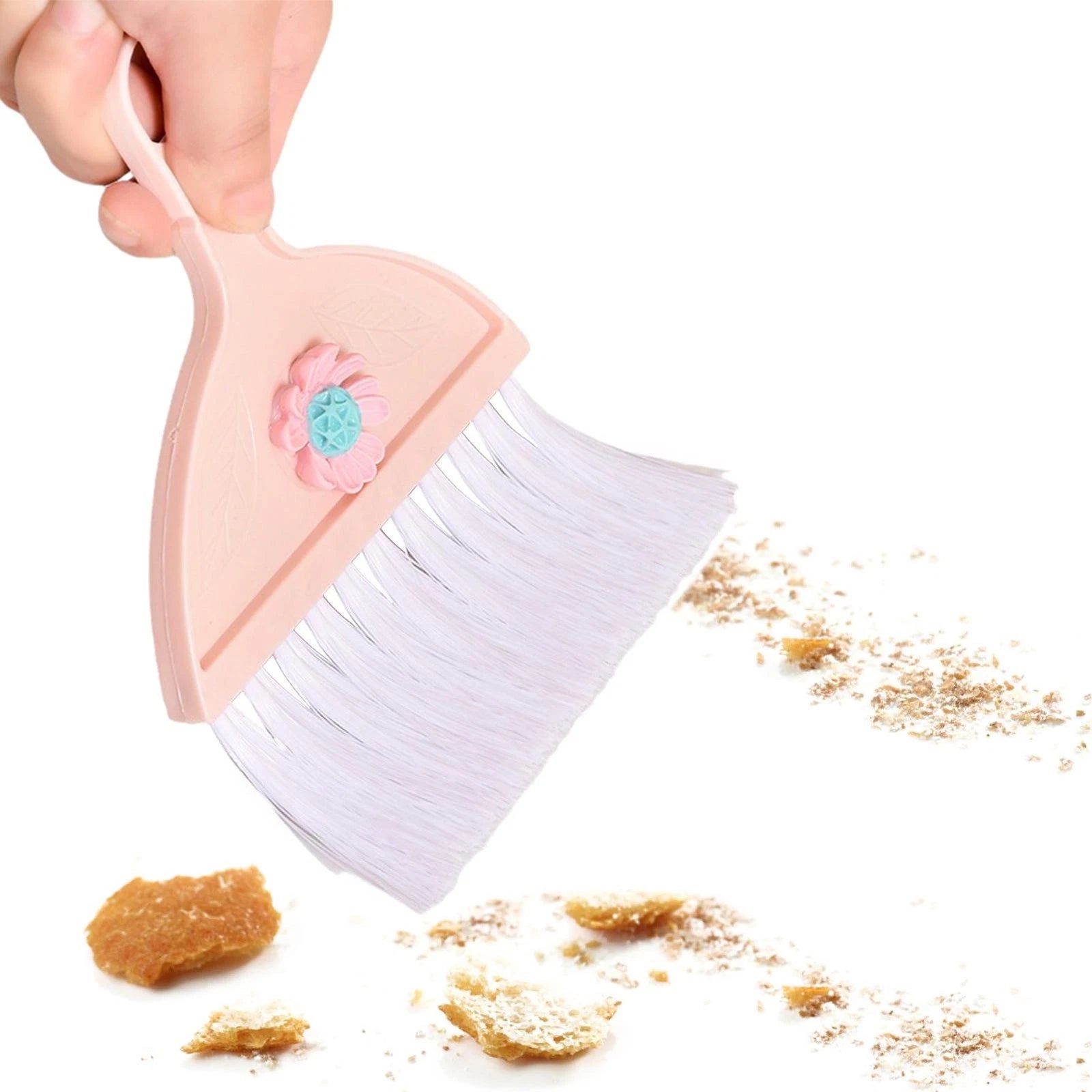 Mini Hand Broom and Dustpan Set Small Dust Pans with Brush Set