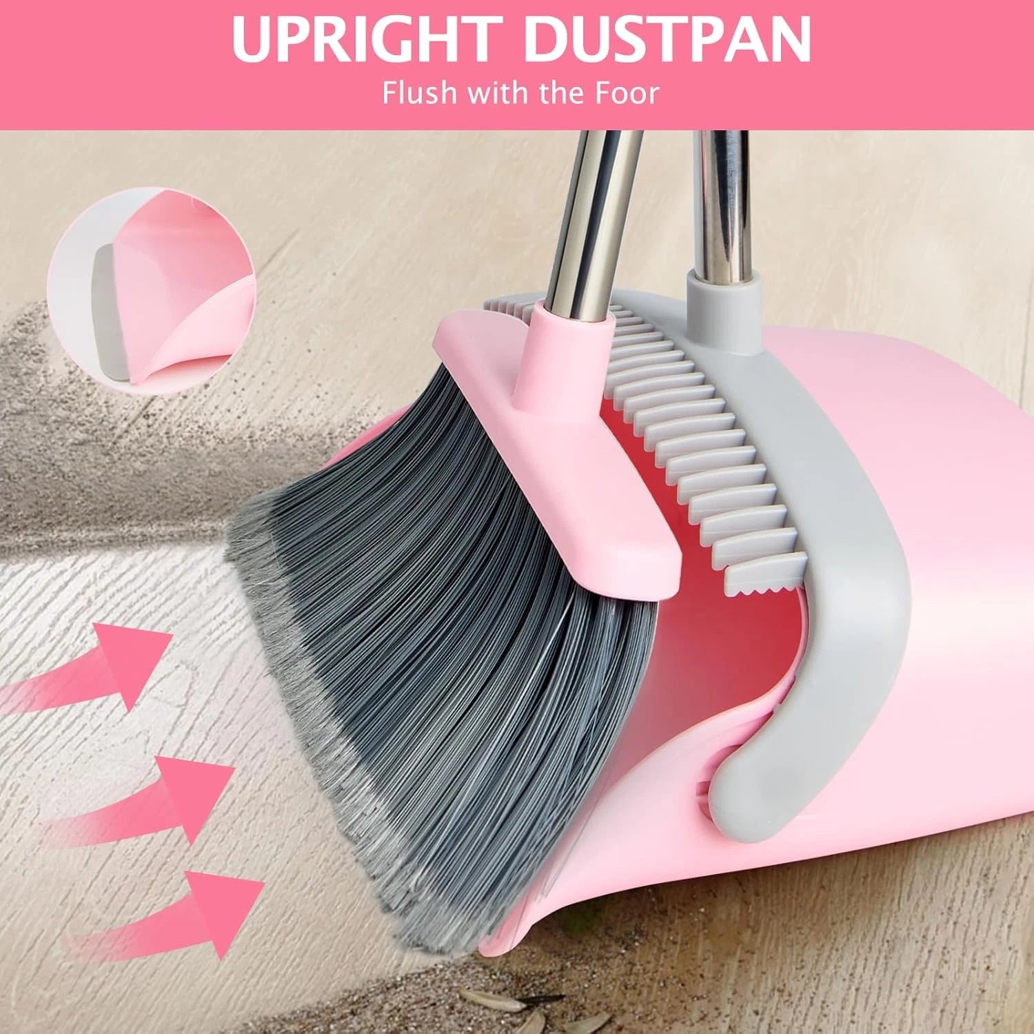 Broom Dustpan Set Dustpans Broom Combo Home Heavy Dust Broom Dustpan Combo Long
