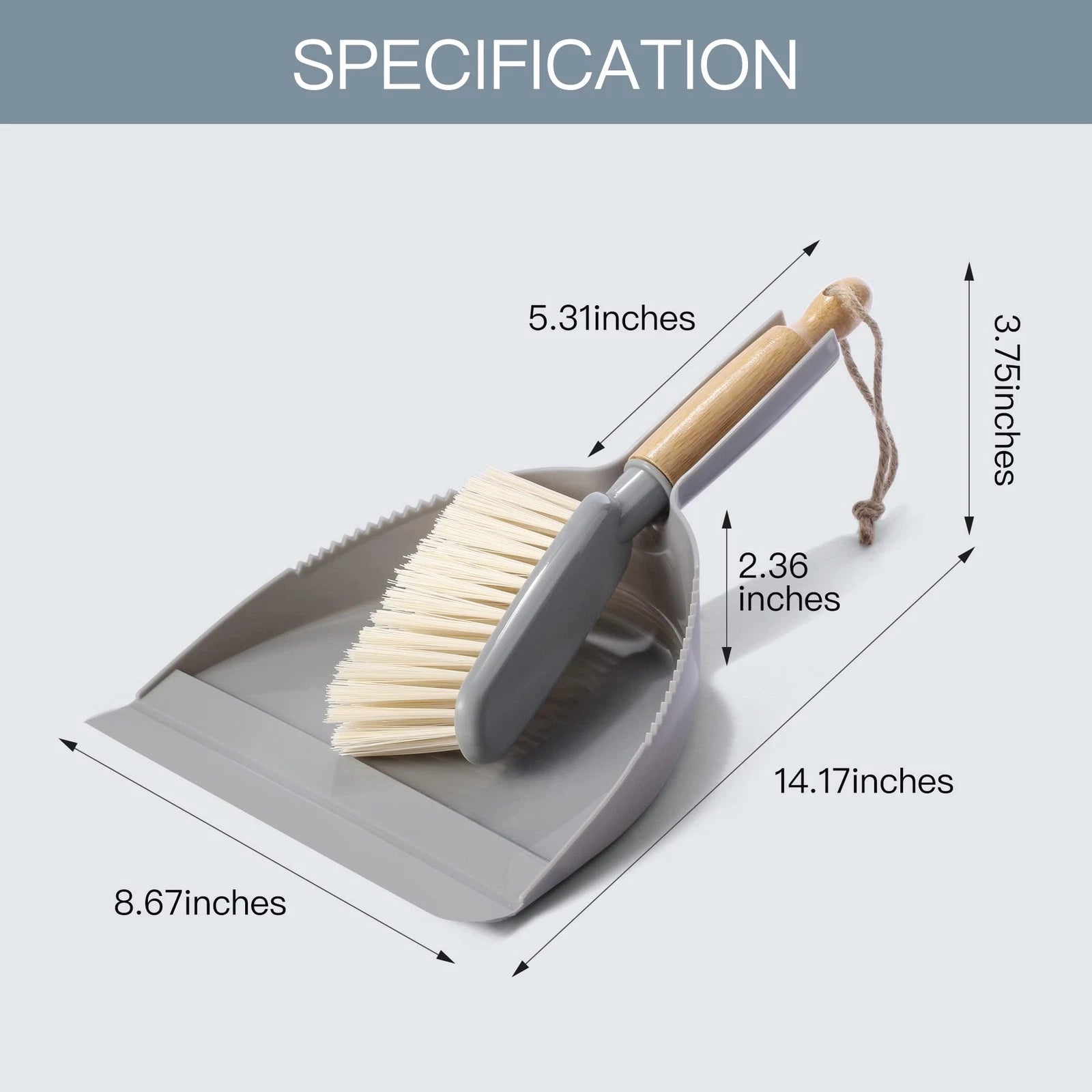 Small Dustpan and Brush Set - Mini Broom with Handheld and Combo for Home Pet