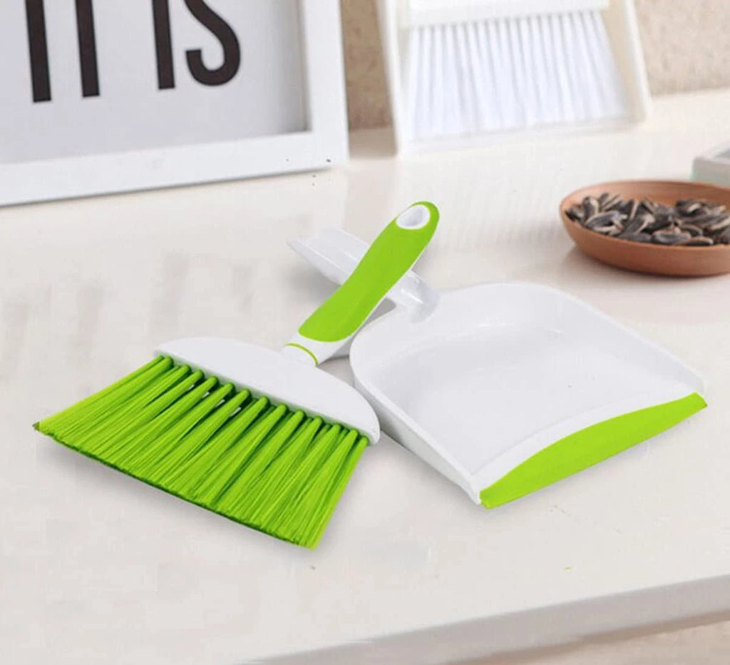 Mini Broom and Dustpan Set-Mini Whisk for Desk Housekeeping Office Kitchen Pet