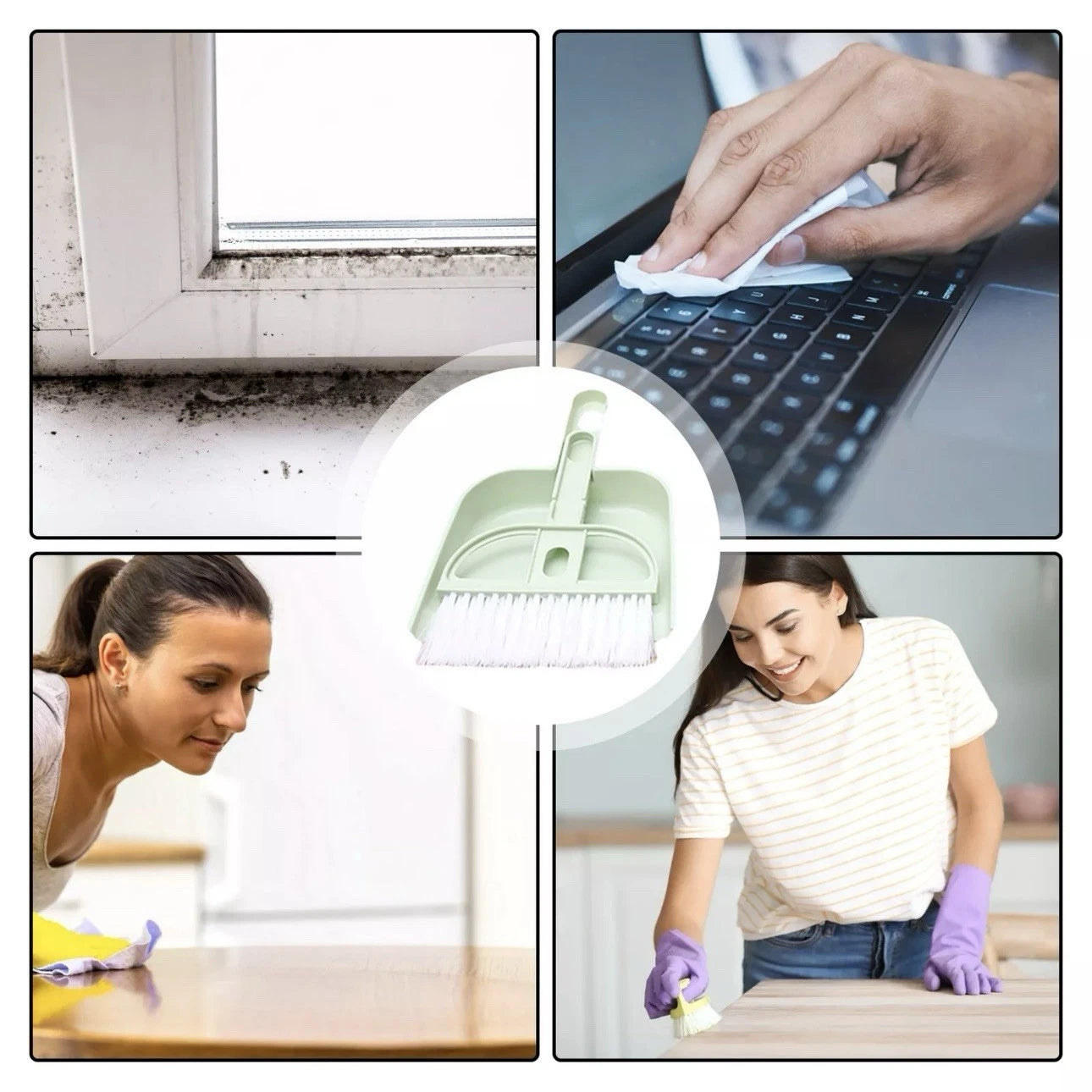 Mini Dust Pan and Brush Desk Cleaning Set Small Cleaning Broom and Dustpan Set