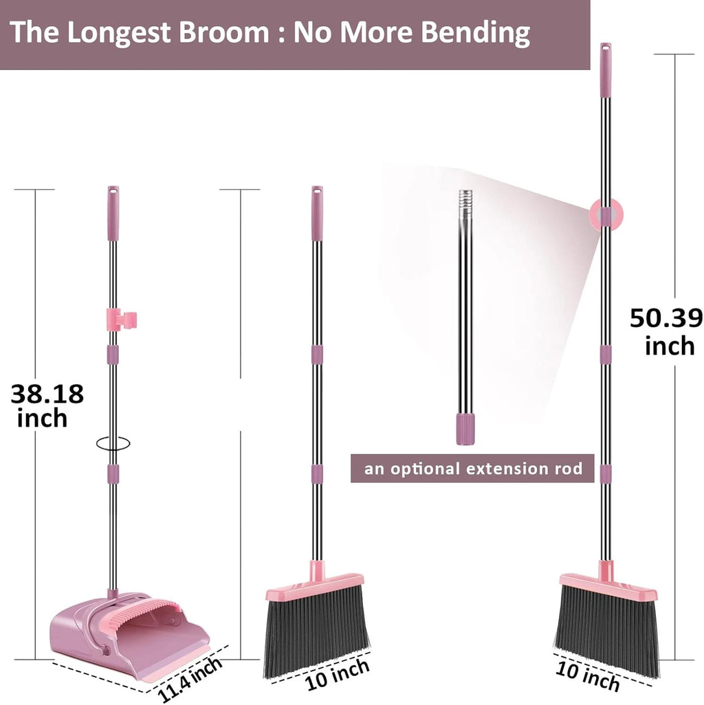 Broom dustpan set, broom dustpan combination set, upright