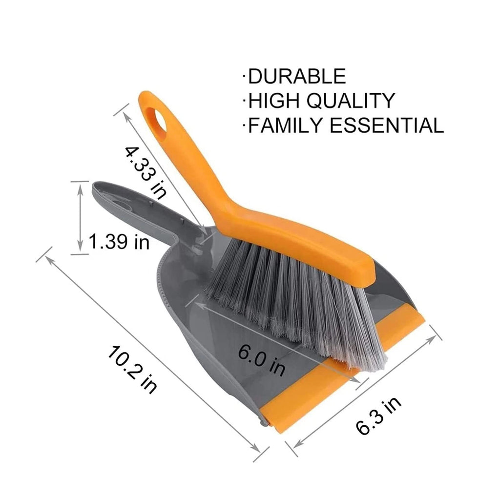 Mini Broom and Dustpan Set - Small Broom and Dustpan Set for Home Camping Bro...