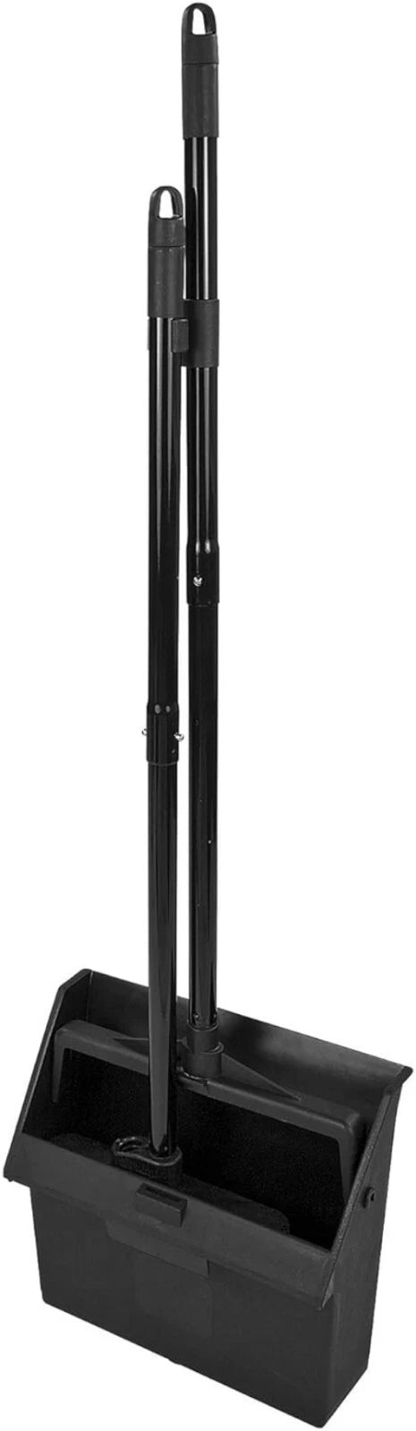 Compact Broom and Dustpan Set with Locking Feature - Ideal for Janitorial Use