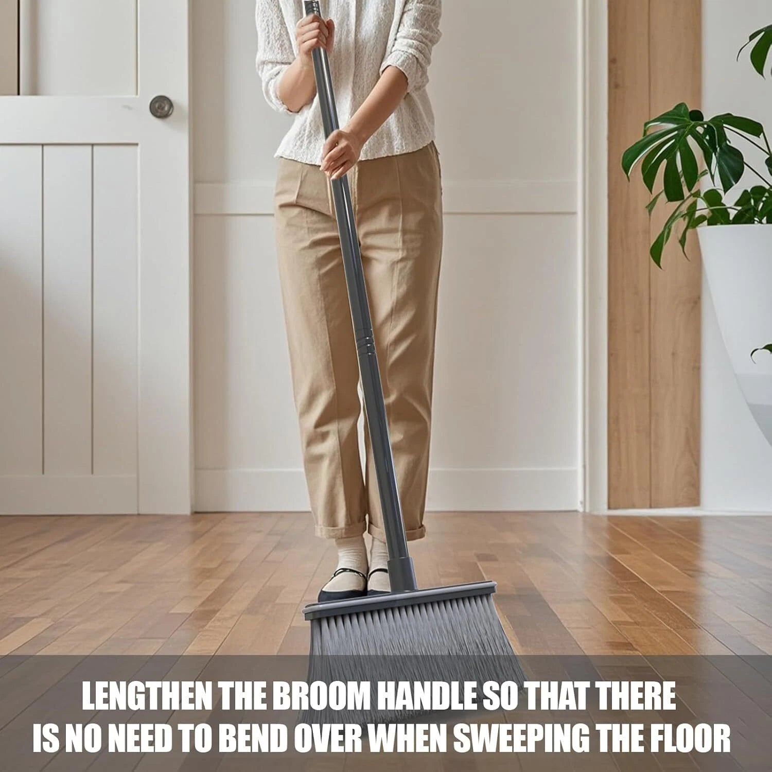 Dustpan with long handle, broom with dustpan, dustpan broom set