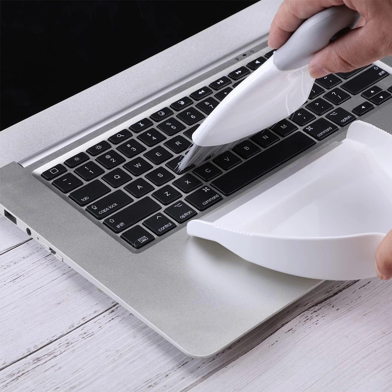 Small Dustpan and Brush Set, Whisk Broom and Dust Pans with Rubber Edge, Mini Ha