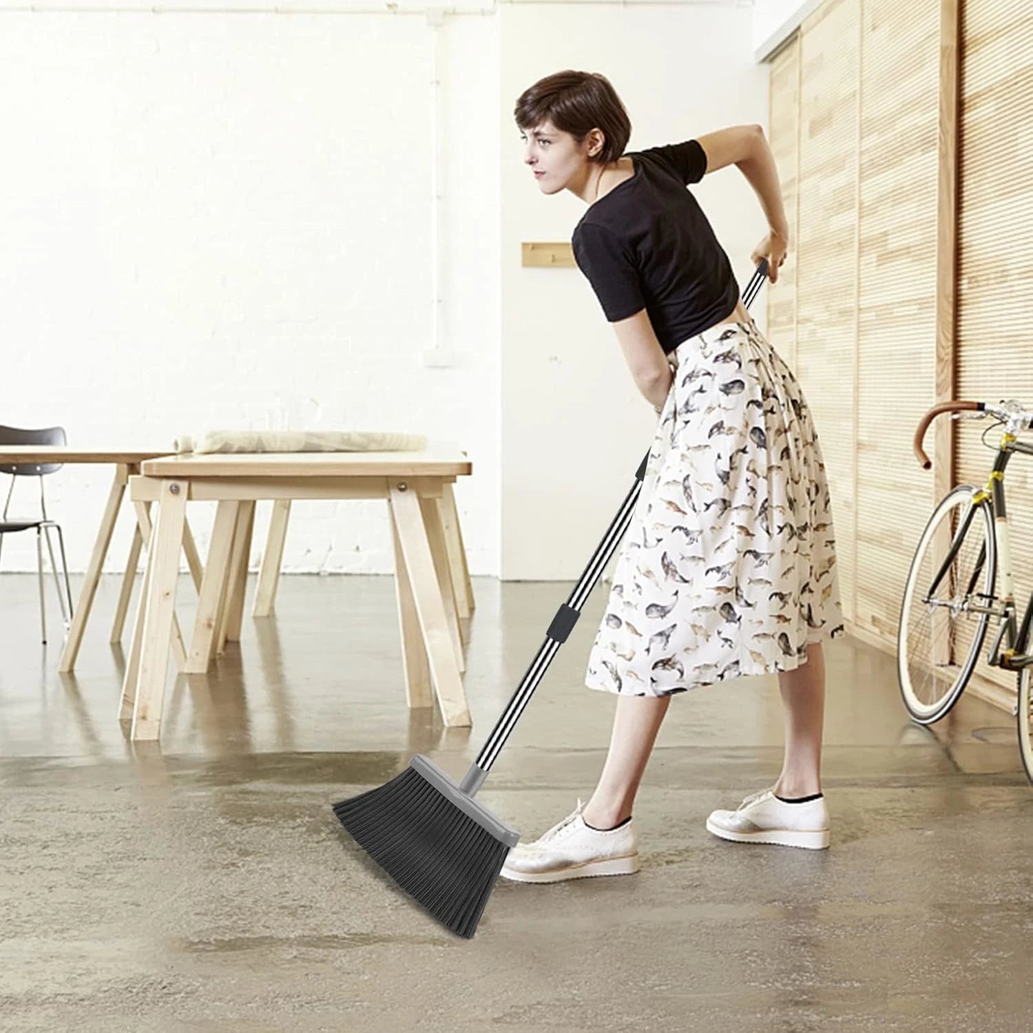 Broom dustpan set, broom dustpan combination set, upright