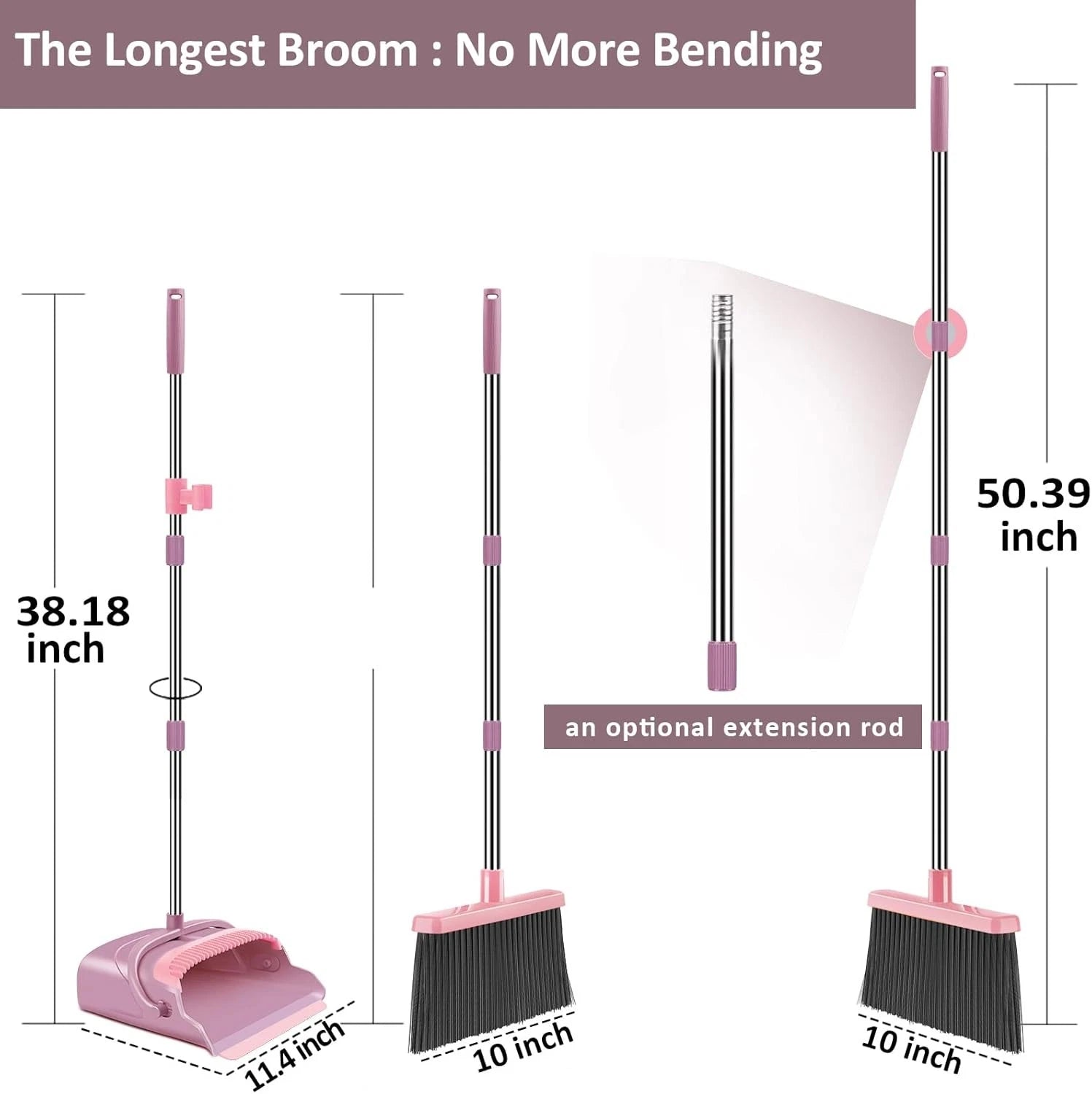 Broom dustpan set, broom dustpan combination set, upright