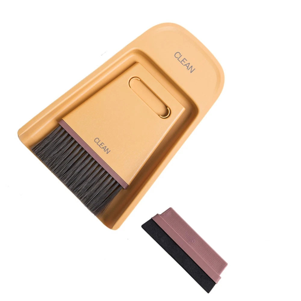 Mini Broom Desktop Cleaning Small Dustpan Travel Household Supplies