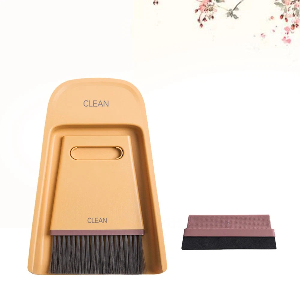 Mini Broom Desktop Cleaning Small Dustpan Travel Household Supplies