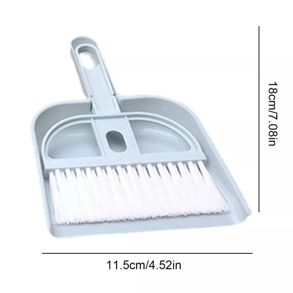 Mini Dust Pan and Brush Desk Cleaning Set Small Cleaning Broom and Dustpan Set