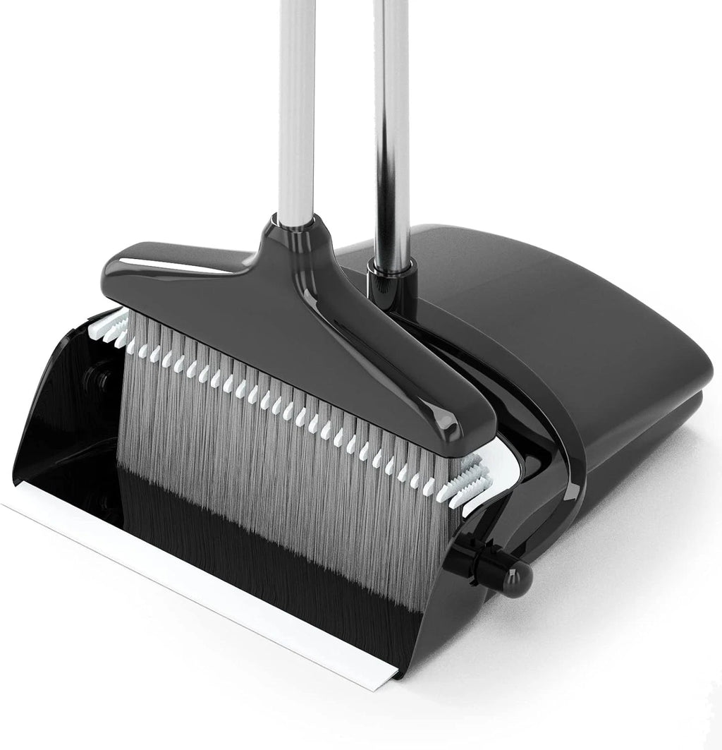 Broom and dustpan combination set (54 inches) long handle household dustpan