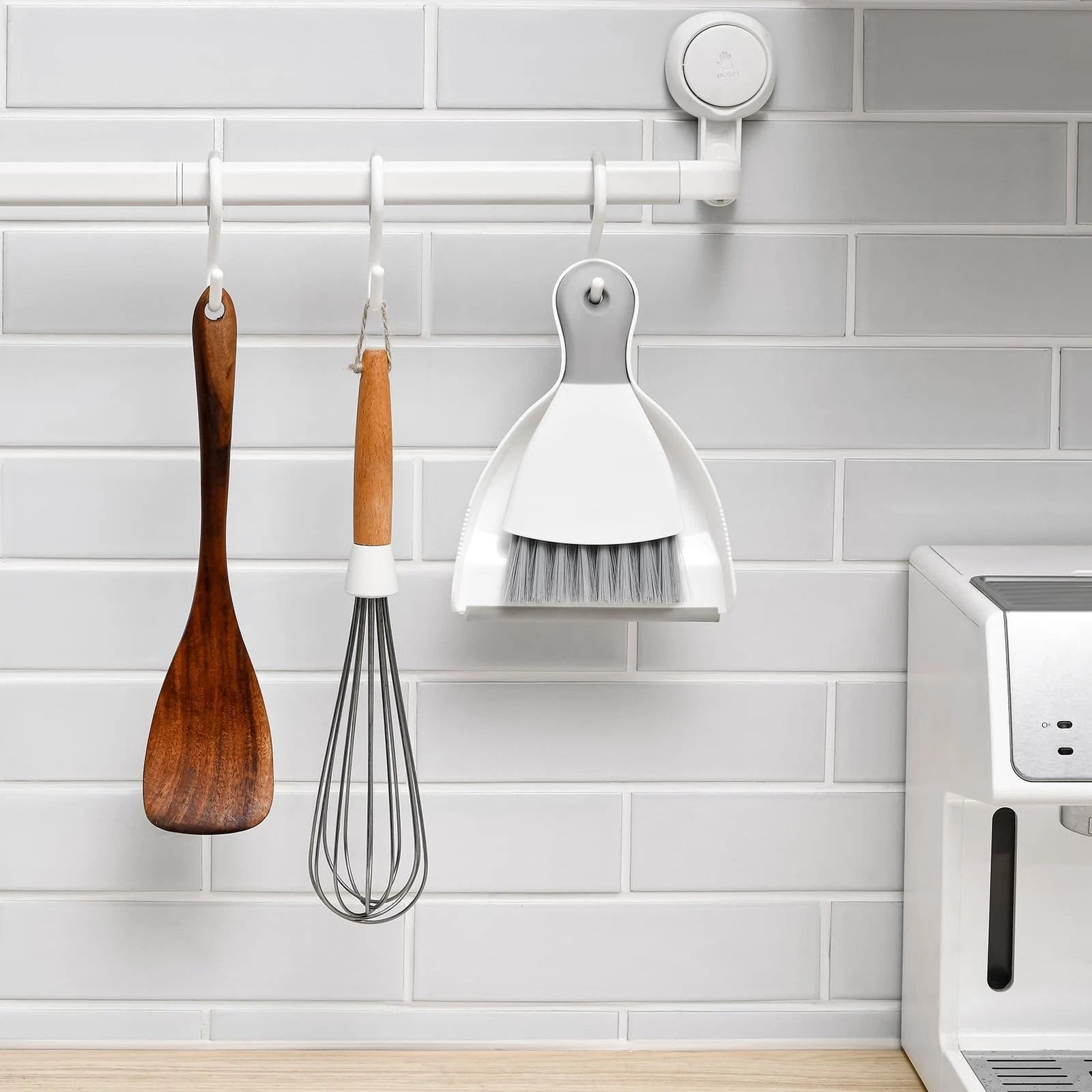 Mini Hand Broom and Dustpan Set Small and Brush Handheld 1PCS