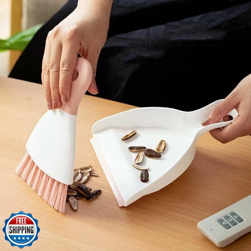 Dust pan Broom Brush Dustpan - Small Broom and Dustpan Set,Mini Broom and Dus