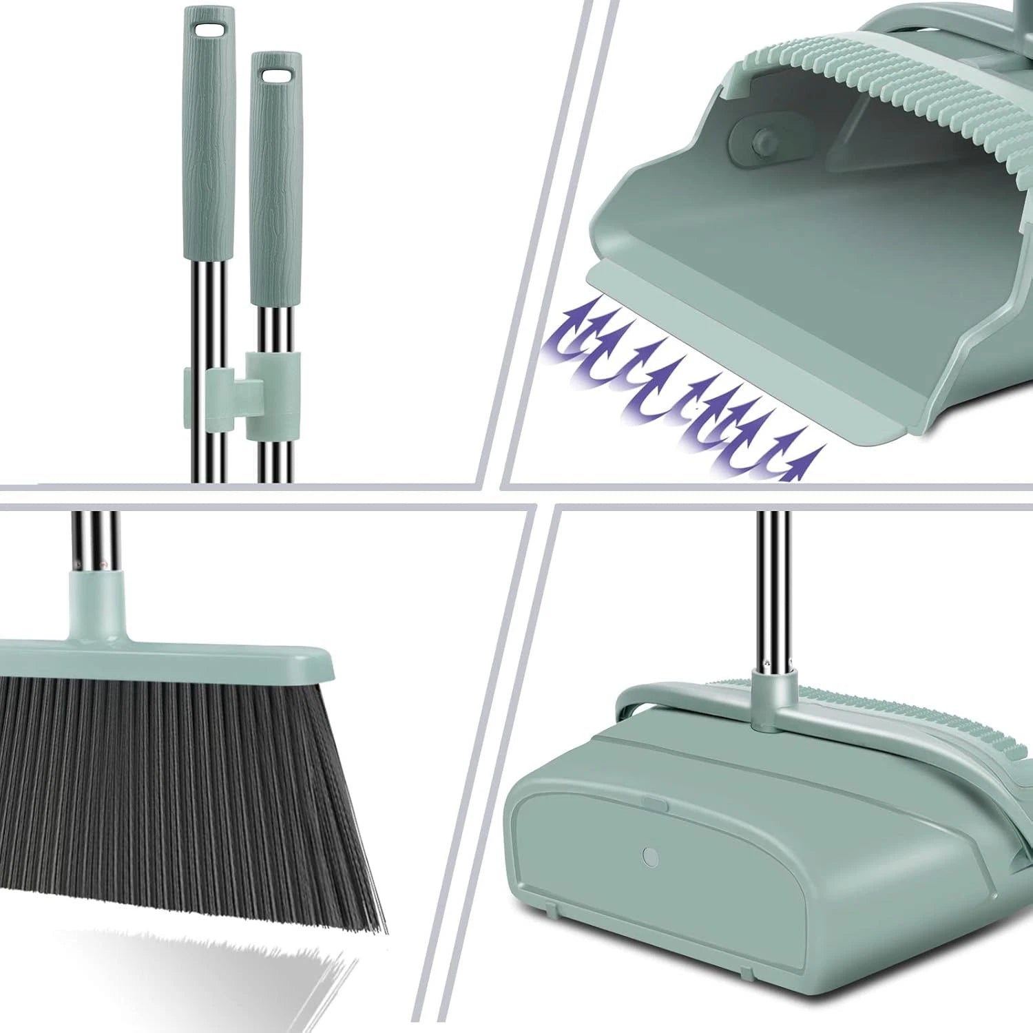 Upgrade Broom and Dustpan Set