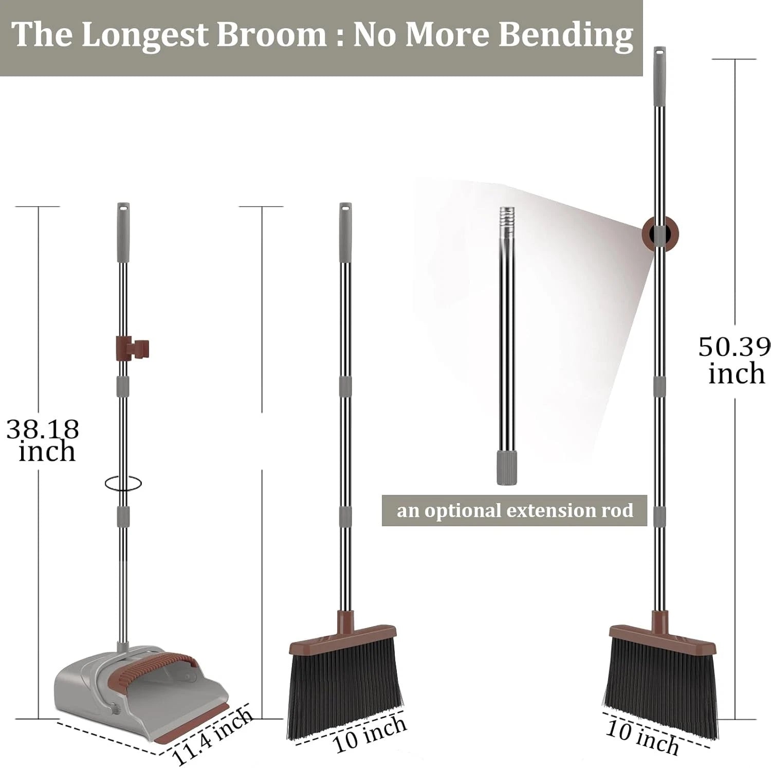 Broom dustpan set, broom dustpan combination set, upright