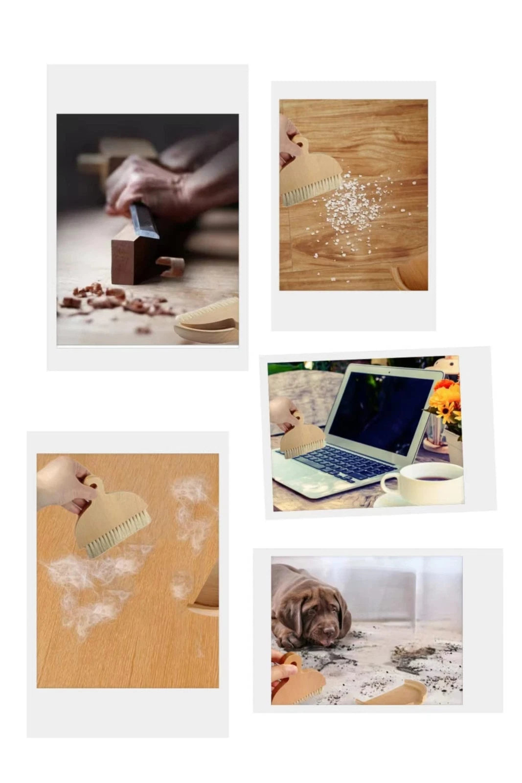 Small Broom Dustpan Set Travel Mini Dust Pan Brush RV Camper Dorm Studio