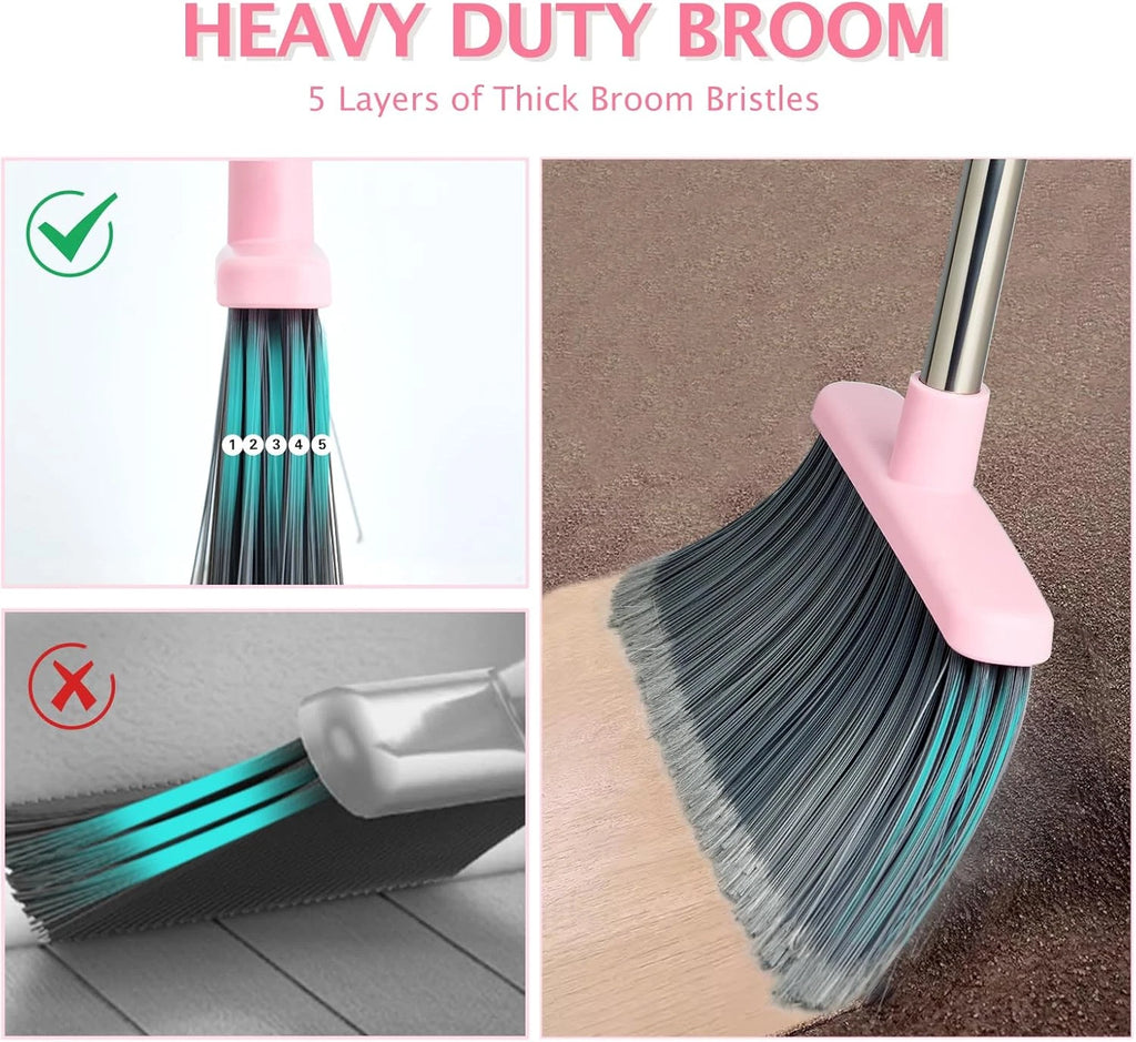 Broom Dustpan Set Dustpans Broom Combo Home Heavy Dust Broom Dustpan Combo Long